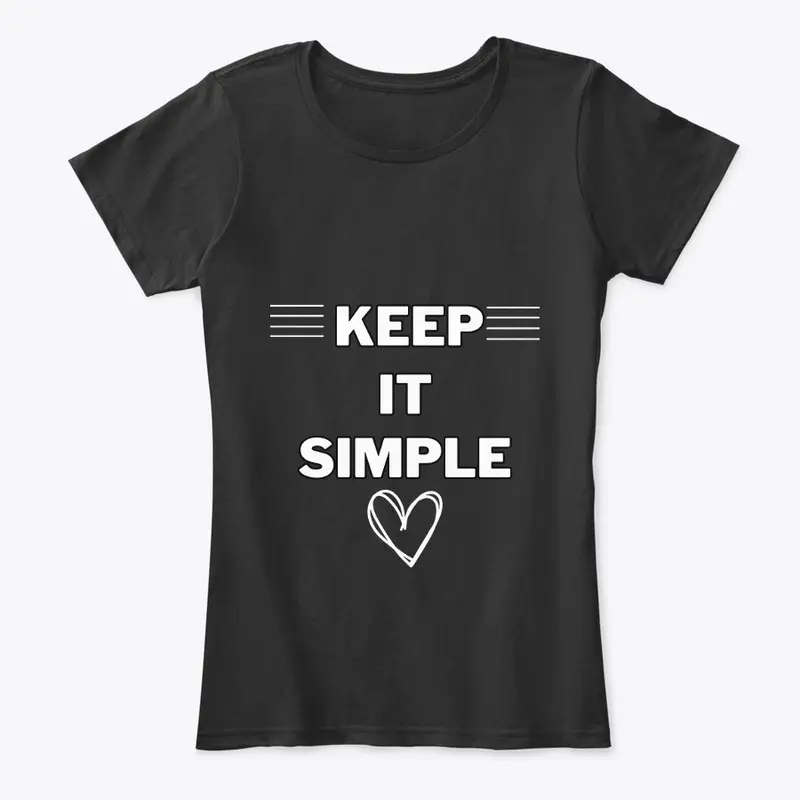 Keep it Simple logo white