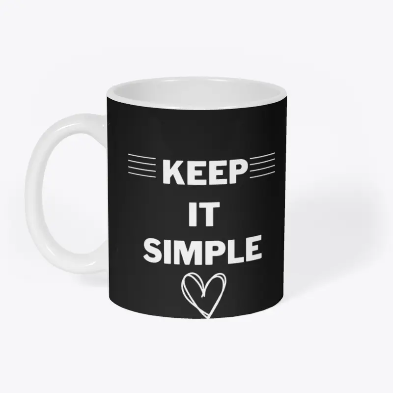 Keep it Simple logo white