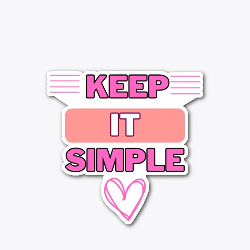 Keep it simple pink